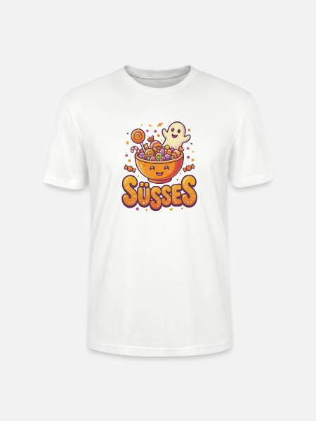 Süsses Halloween - Stanley/Stella Unisex Bio-T-Shirt CRAFTER - Weiß