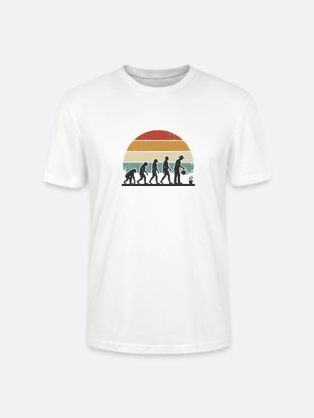 Evolution Gardening Gardening Gardening Gardening - Stanley/Stella Unisex Bio-T-Shirt CRAFTER - Weiß