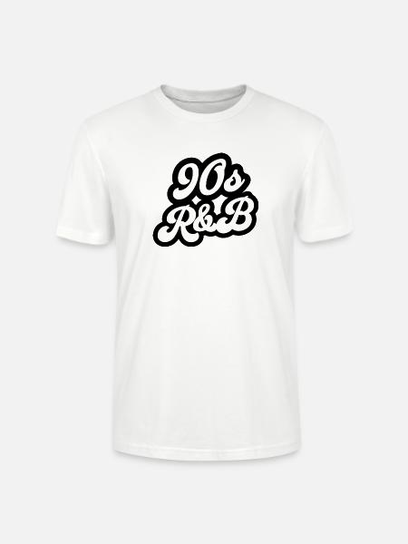 90er R&B Retro-Skript - Stanley/Stella Unisex Bio-T-Shirt CRAFTER - Weiß