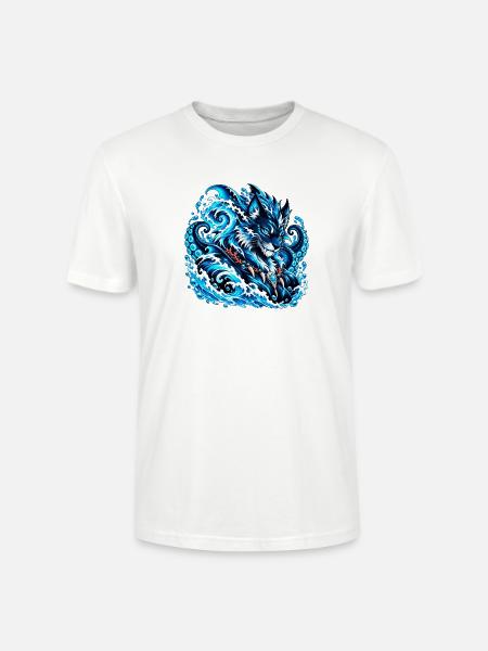 Wildtiere × Meeres- und Meeresbewohner - Stanley/Stella Unisex Bio-T-Shirt CRAFTER - Weiß