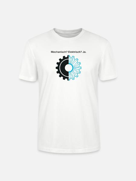 Mechanisch? Elektrisch? Ja. - Mechatroniker - Stanley/Stella Unisex Bio-T-Shirt CRAFTER - Weiß