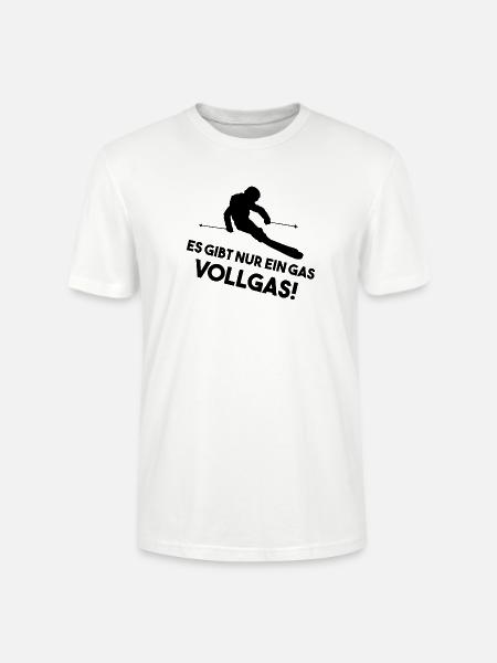 Ski Vollgas - Stanley/Stella Unisex Bio-T-Shirt CRAFTER - Weiß