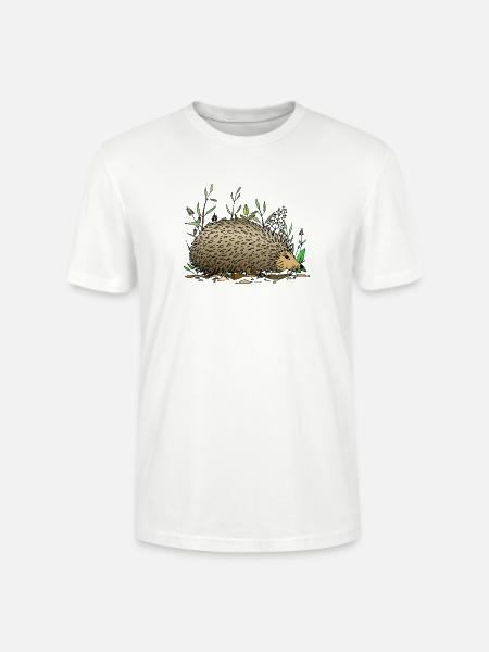 Igel - Stanley/Stella Unisex Bio-T-Shirt CRAFTER - Weiß