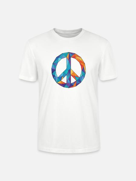 Poly Peace - Stanley/Stella Unisex Bio-T-Shirt CRAFTER - Weiß
