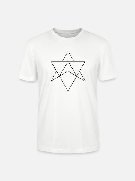 Merkaba - Stanley/Stella Unisex Bio-T-Shirt CRAFTER - Weiß