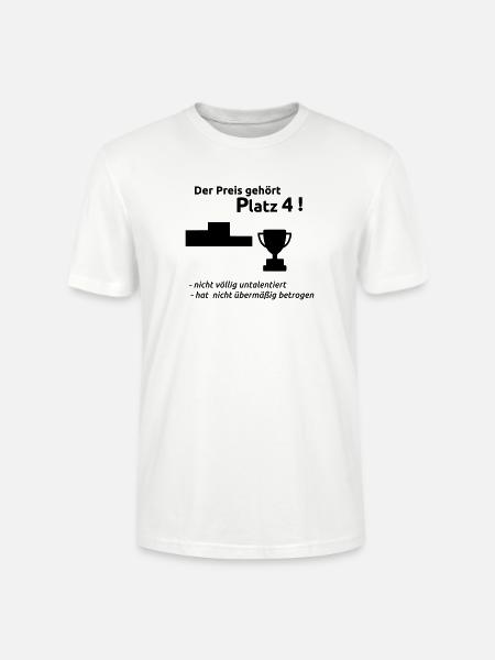 vierter - Stanley/Stella Unisex Bio-T-Shirt CRAFTER - Weiß