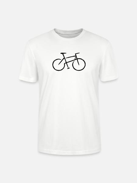Rennrad Leidenschaft – Für echte Fahrradfans - Stanley/Stella Unisex Bio-T-Shirt CRAFTER - Weiß
