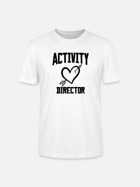 Activity Director Herz - Stanley/Stella Unisex Bio-T-Shirt CRAFTER - Weiß