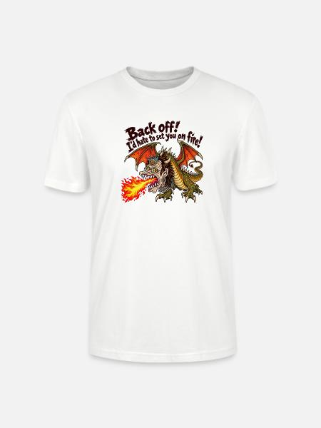 Drache - Stanley/Stella Unisex Bio-T-Shirt CRAFTER - Weiß