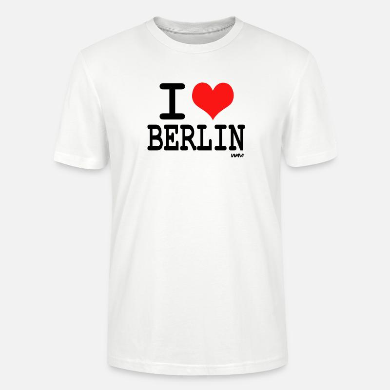 i love berlin - Stanley/Stella Unisex Bio-T-Shirt CRAFTER - Weiß