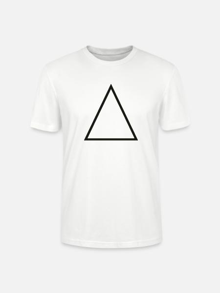 Triangle Überblick - Stanley/Stella Unisex Bio-T-Shirt CRAFTER - Weiß