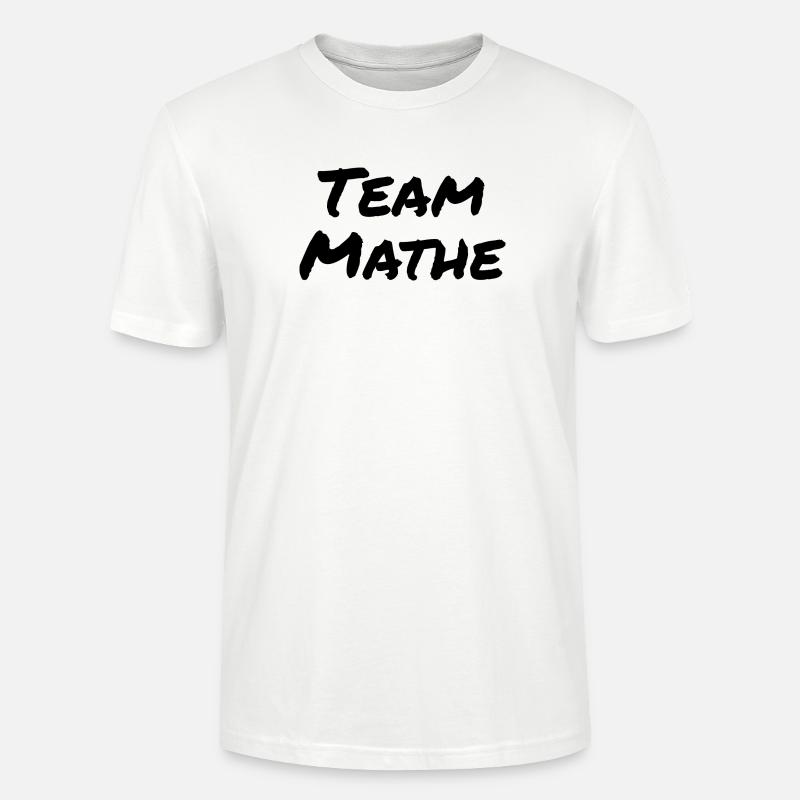 Équipe de maths - T-shirt bio CRAFTER Stanley Stella Unisexe - blanc