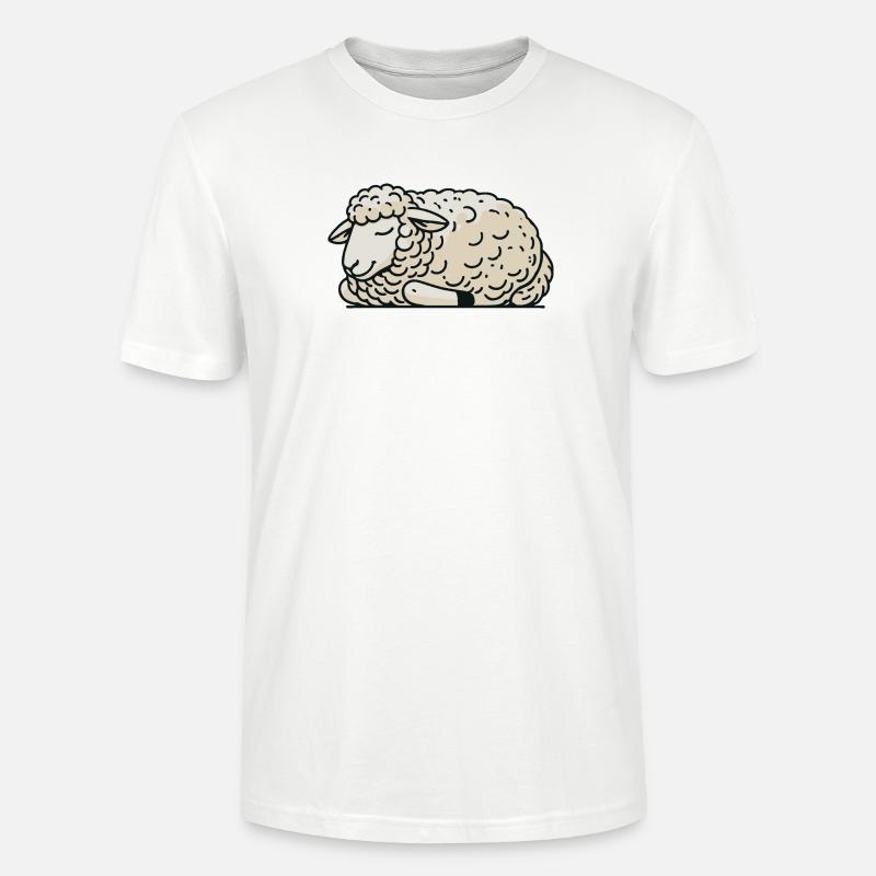 Schaf - Stanley/Stella Unisex Bio-T-Shirt CRAFTER - Weiß