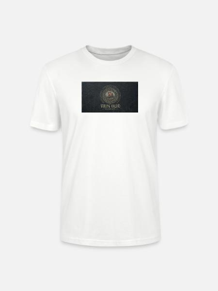 Viking Valor Danmark Emblem - Stanley/Stella Unisex Bio-T-Shirt CRAFTER - Weiß