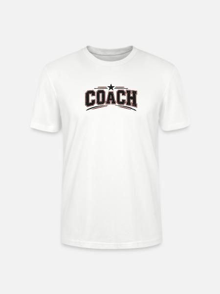 Coach - Trainer - Training - Sport - Stanley/Stella Unisex Bio-T-Shirt CRAFTER - Weiß