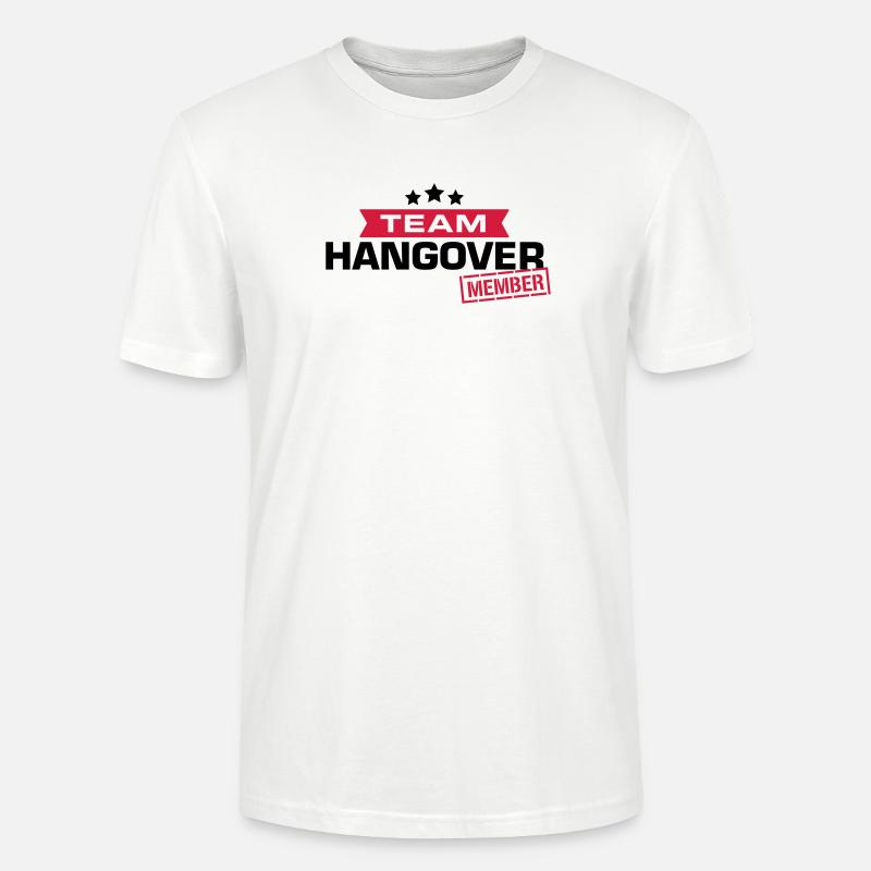 hangover team - Stanley/Stella Unisex Bio-T-Shirt CRAFTER - Weiß