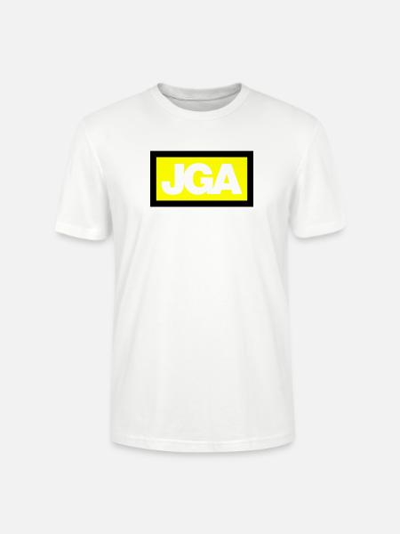 JGA SIMPLE - Emblem 3C - Stanley/Stella CRAFTER Unisex Organic T-Shirt - white