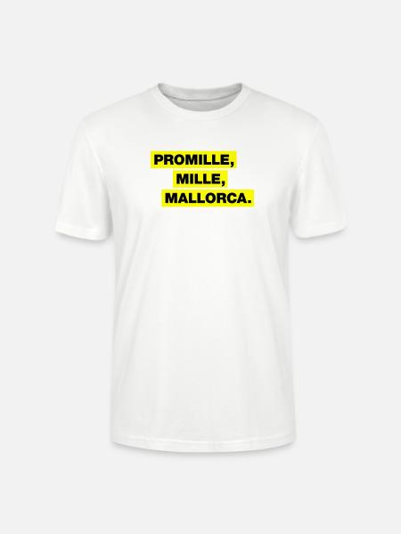 Promille, Mille, Malle - Stanley/Stella Unisex Bio-T-Shirt CRAFTER - Weiß