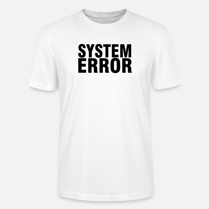 Défaillance du système - T-shirt bio CRAFTER Stanley Stella Unisexe - blanc