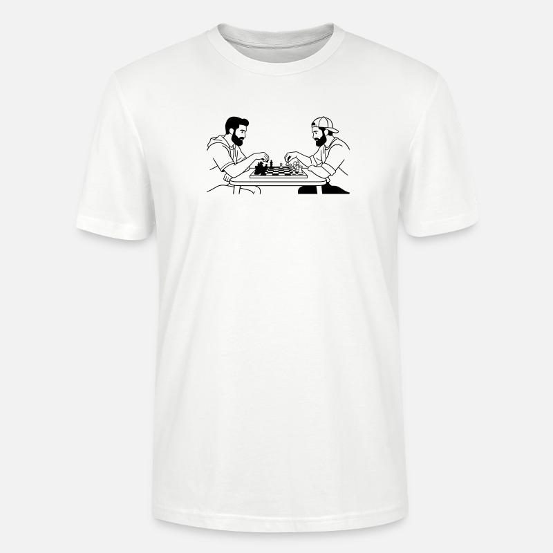 Schach - Stanley/Stella Unisex Bio-T-Shirt CRAFTER - Weiß