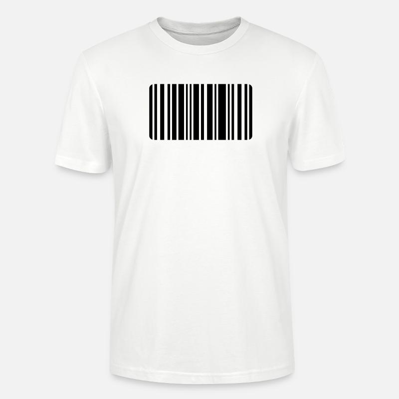 barcode - Stanley/Stella CRAFTER Unisex Organic T-Shirt - white