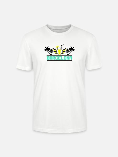 barcelona - Stanley/Stella Unisex Bio-T-Shirt CRAFTER - Weiß