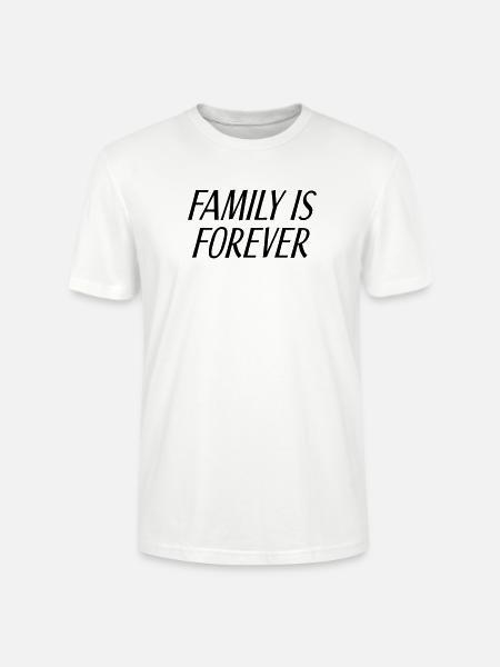 Family is forever - Stanley/Stella Unisex Bio-T-Shirt CRAFTER - Weiß