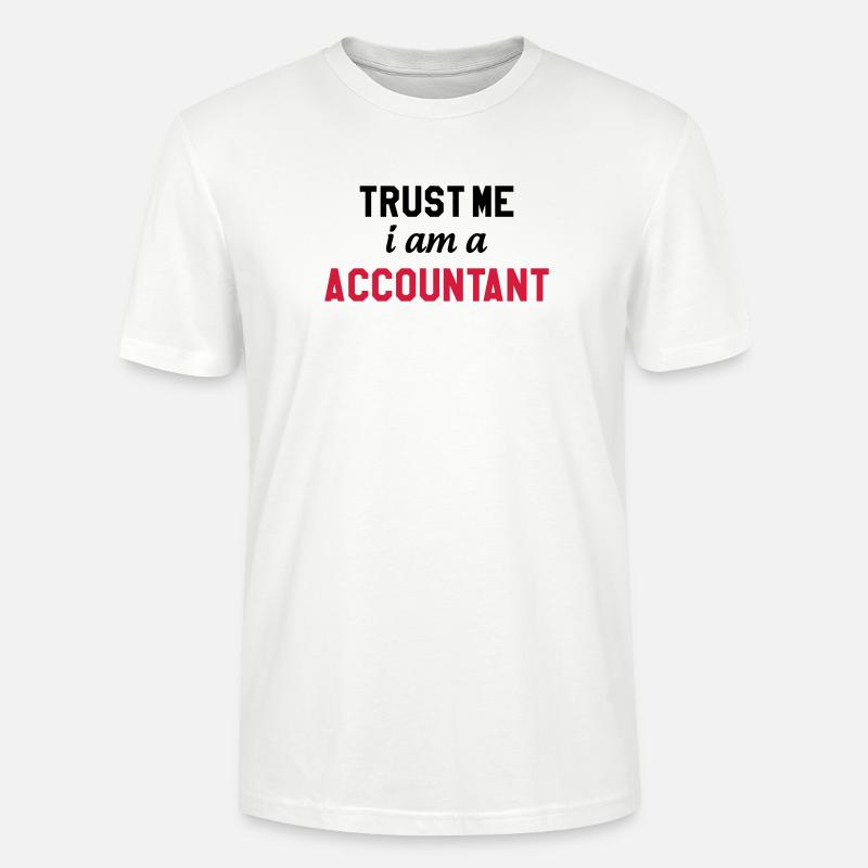 comptable / comptabilité / argent / Finance / Euro - T-shirt bio CRAFTER Stanley Stella Unisexe - blanc