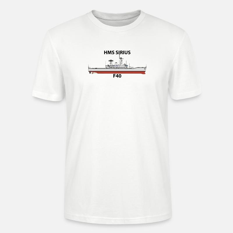 HMS SIRIUS - LEANDER ORIG - Stanley/Stella Unisex Bio-T-Shirt CRAFTER - Weiß