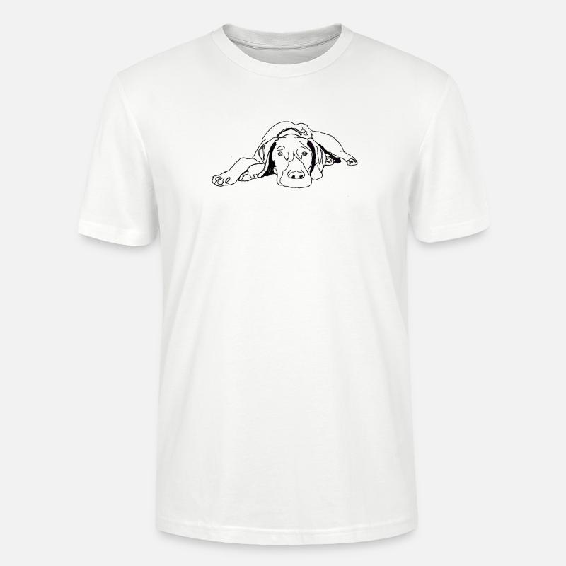 Pointer Deutsch Kurzhaar - Stanley/Stella Unisex Bio-T-Shirt CRAFTER - Weiß