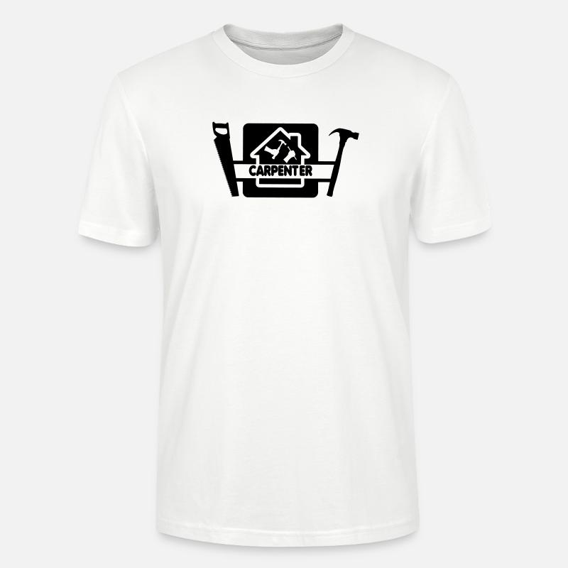 Logo mit Text Schreiner - Stanley/Stella Unisex Bio-T-Shirt CRAFTER - Weiß