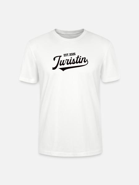 Juristin 2026 Jura Examen Bestanden Jurastudentin - Stanley/Stella Unisex Bio-T-Shirt CRAFTER - Weiß