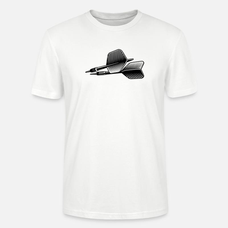 Fléchettes - T-shirt bio CRAFTER Stanley Stella Unisexe - blanc