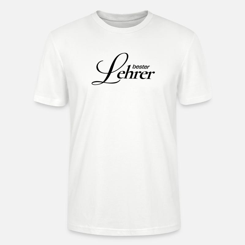 Beste Lehrer!  - Stanley/Stella Unisex Bio-T-Shirt CRAFTER - Weiß
