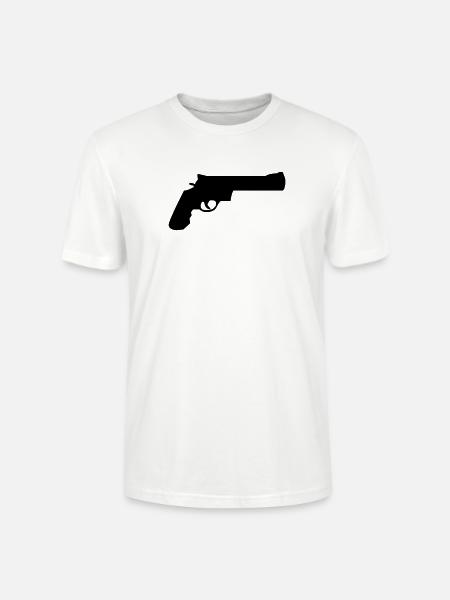 Waffe - Stanley/Stella Unisex Bio-T-Shirt CRAFTER - Weiß