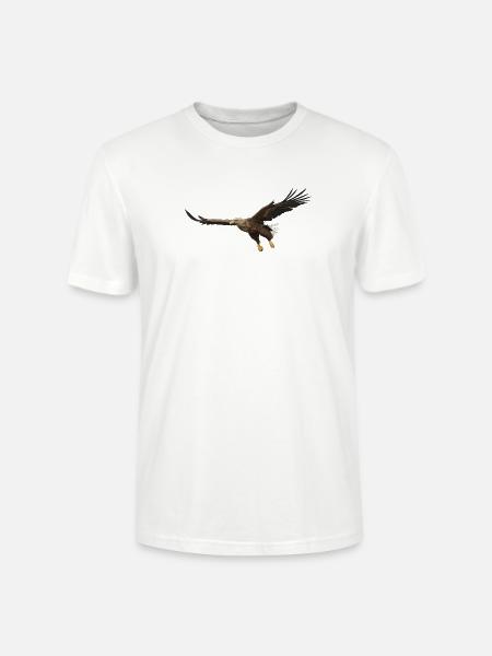Seeadler Haliaeetus Albicilla Adler - Stanley/Stella Unisex Bio-T-Shirt CRAFTER - Weiß