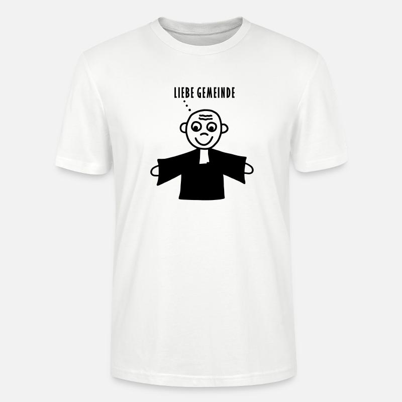Liebe Gemeinde - Stanley/Stella Unisex Bio-T-Shirt CRAFTER - Weiß