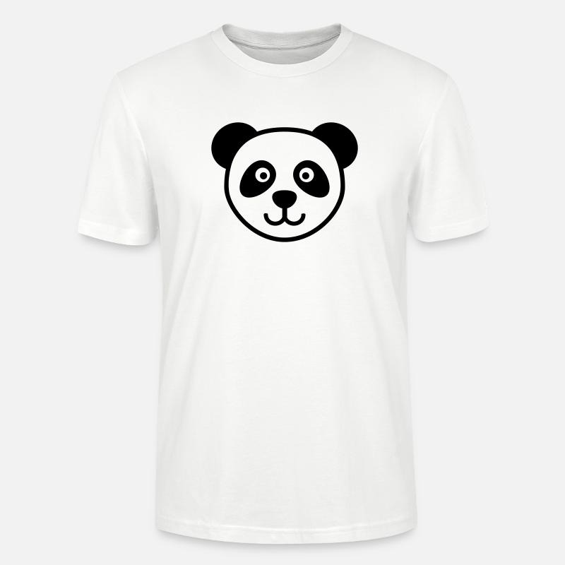 Panda - T-shirt bio CRAFTER Stanley Stella Unisexe - blanc