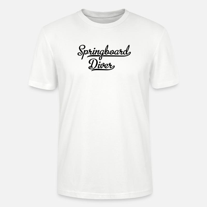 Plongeur - T-shirt bio CRAFTER Stanley Stella Unisexe - blanc