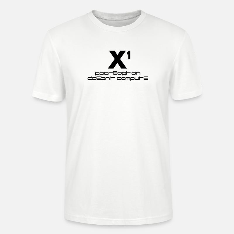 X hoch eins – aggregation doesn't compute - Stanley/Stella Unisex Bio-T-Shirt CRAFTER - Weiß