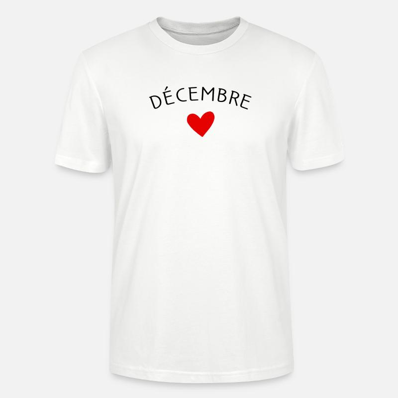 Future maman Décembre – Bébé en route ❤️ - T-shirt bio CRAFTER Stanley Stella Unisexe - blanc