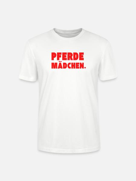 Pferdemädchen – Perfektes Geschenk für Pferdefans - Stanley/Stella Unisex Bio-T-Shirt CRAFTER - Weiß