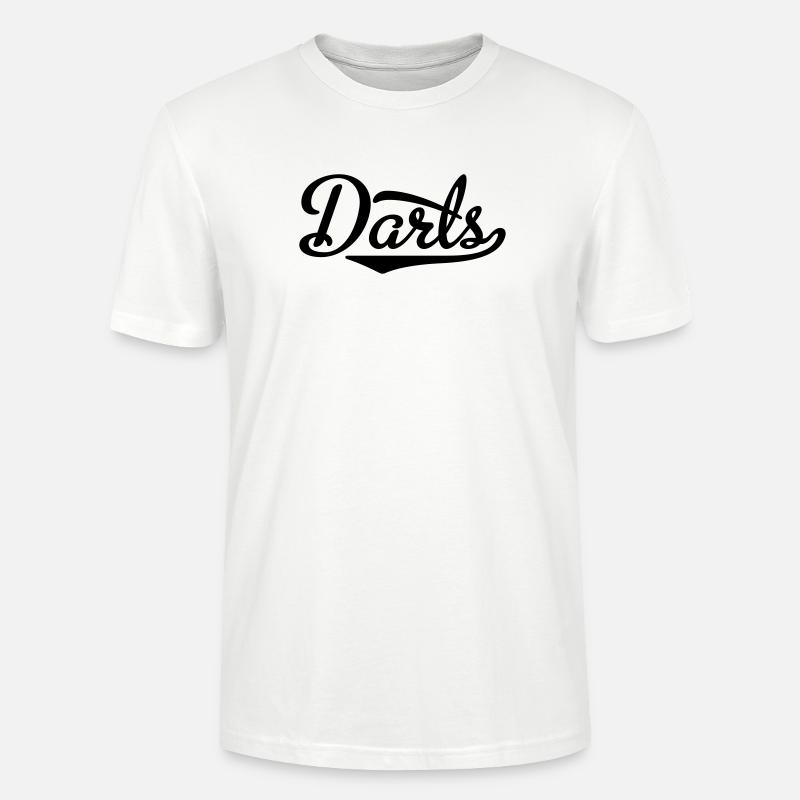 2541614 15377616 fléchettes - T-shirt bio CRAFTER Stanley Stella Unisexe - blanc
