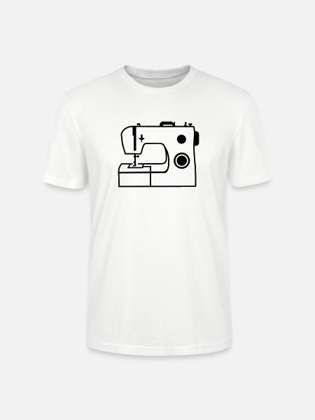 Sewing machine - Stanley/Stella CRAFTER Unisex Organic T-Shirt - white