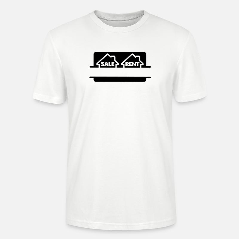 Haus mieten oder kaufen - Stanley/Stella Unisex Bio-T-Shirt CRAFTER - Weiß