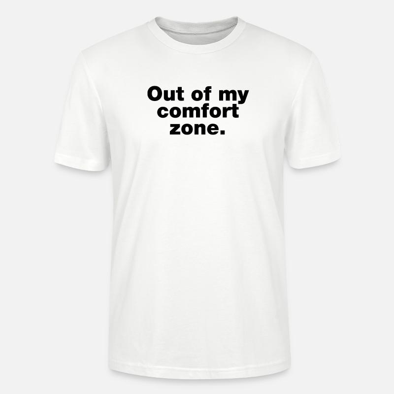 Außerhalb meiner Komfortzone - Stanley/Stella Unisex Bio-T-Shirt CRAFTER - Weiß