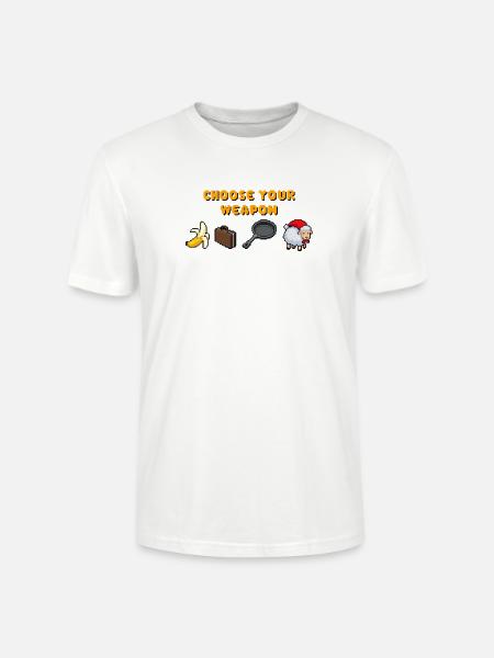 Wähle deine Waffe - Stanley/Stella Unisex Bio-T-Shirt CRAFTER - Weiß