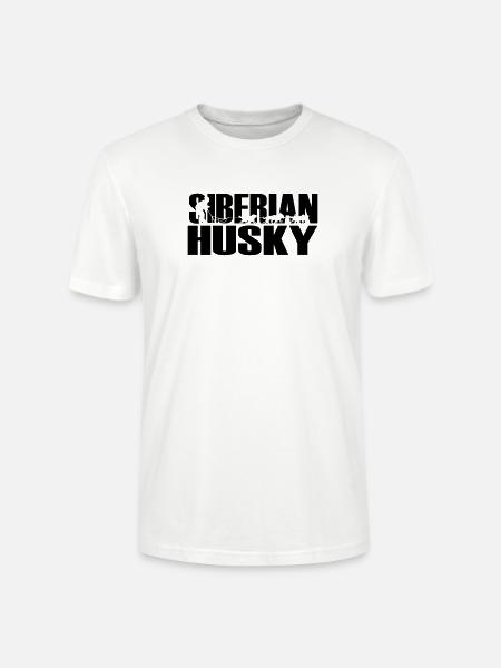 Huskies Husky Sibérien - T-shirt bio CRAFTER Stanley Stella Unisexe - blanc