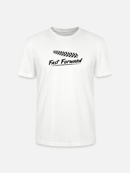 Landwirtschaft Stollenreifen Acker Fast Forward - Stanley/Stella Unisex Bio-T-Shirt CRAFTER - Weiß