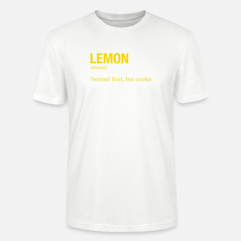 LEMON - Stanley/Stella Unisex Bio-T-Shirt CRAFTER - Weiß